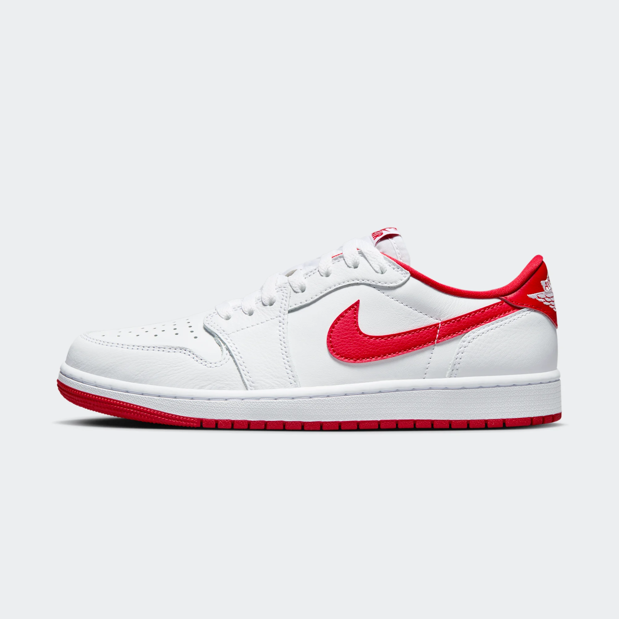 Air Jordan 1 Retro Low OG "White & Red" - Jordan sneakers (October 13, 2023)