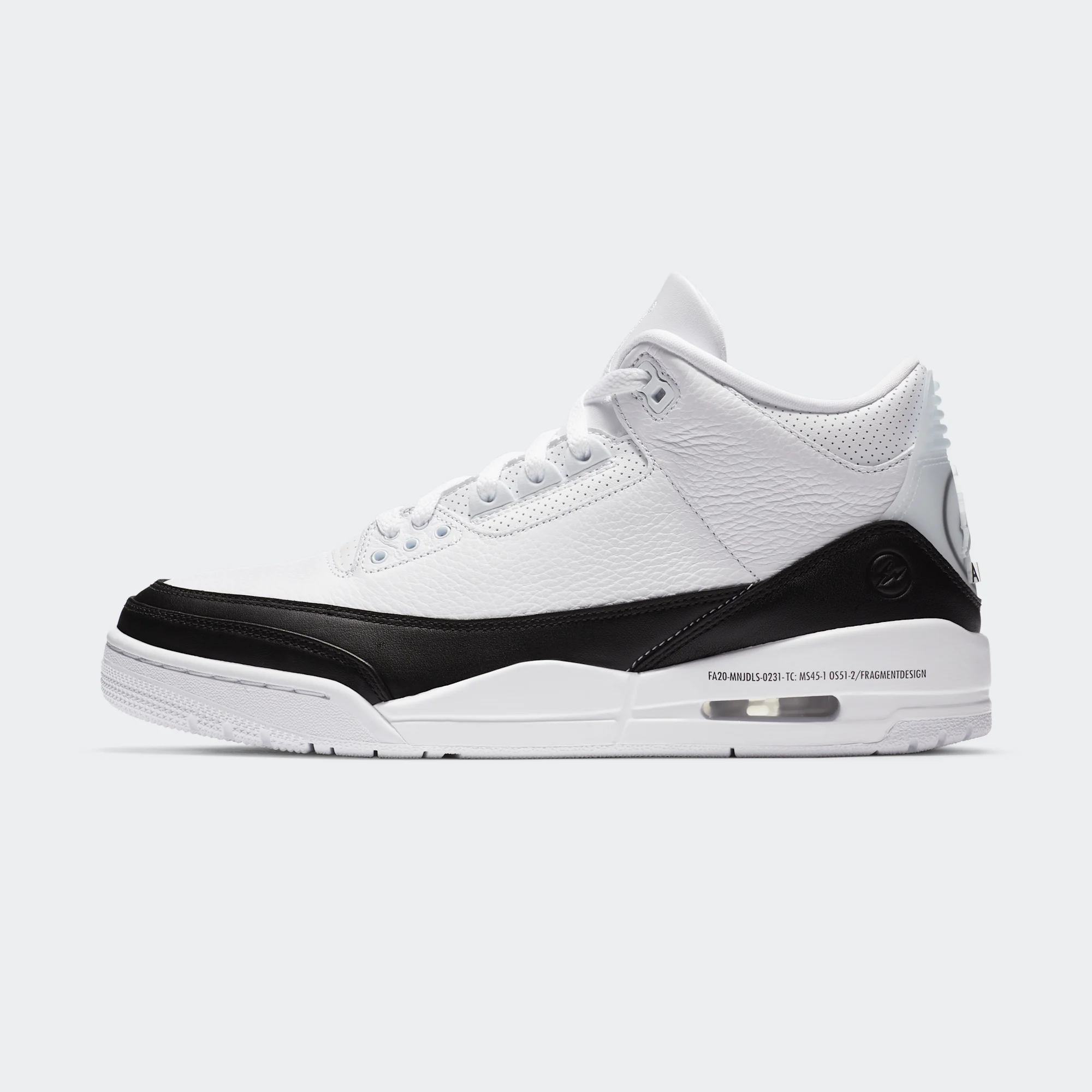 Fragment x Air Jordan 3 Retro SP "White & Black"