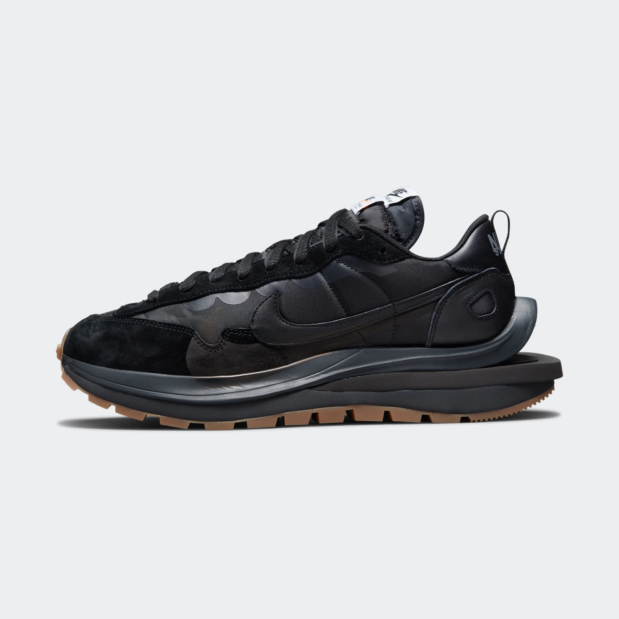 Sacai x Nike VaporWaffle "Black & Gum"