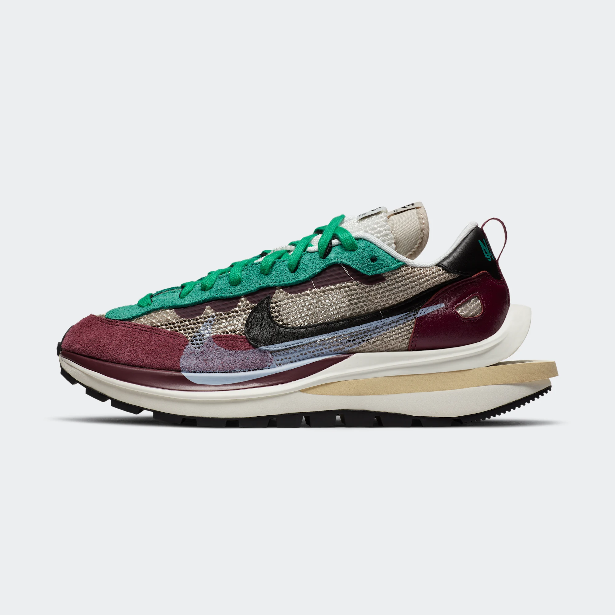 Sacai x Nike VaporWaffle "Villain Red"