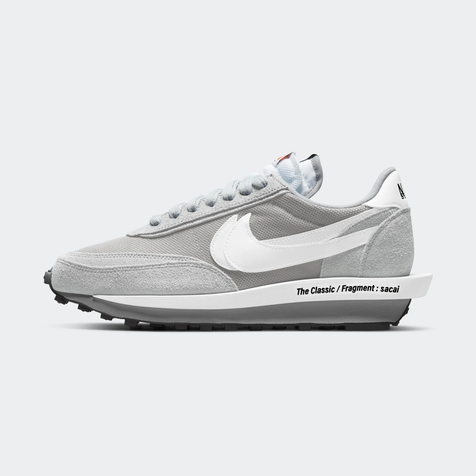 Sacai x Fragment x Nike LDWaffle "Light Smoke Grey"