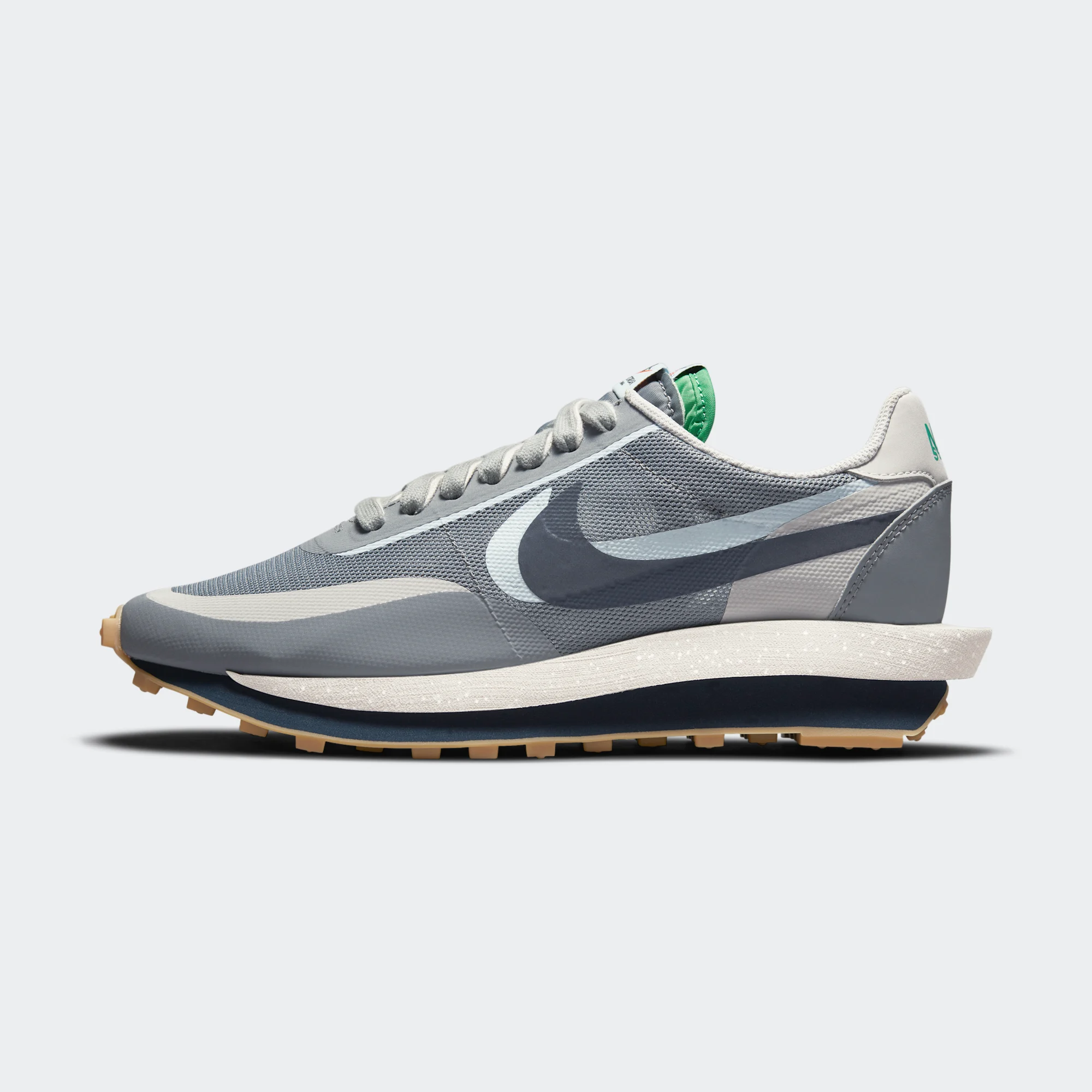 Sacai x CLOT x Nike LDWaffle "Cool Grey"