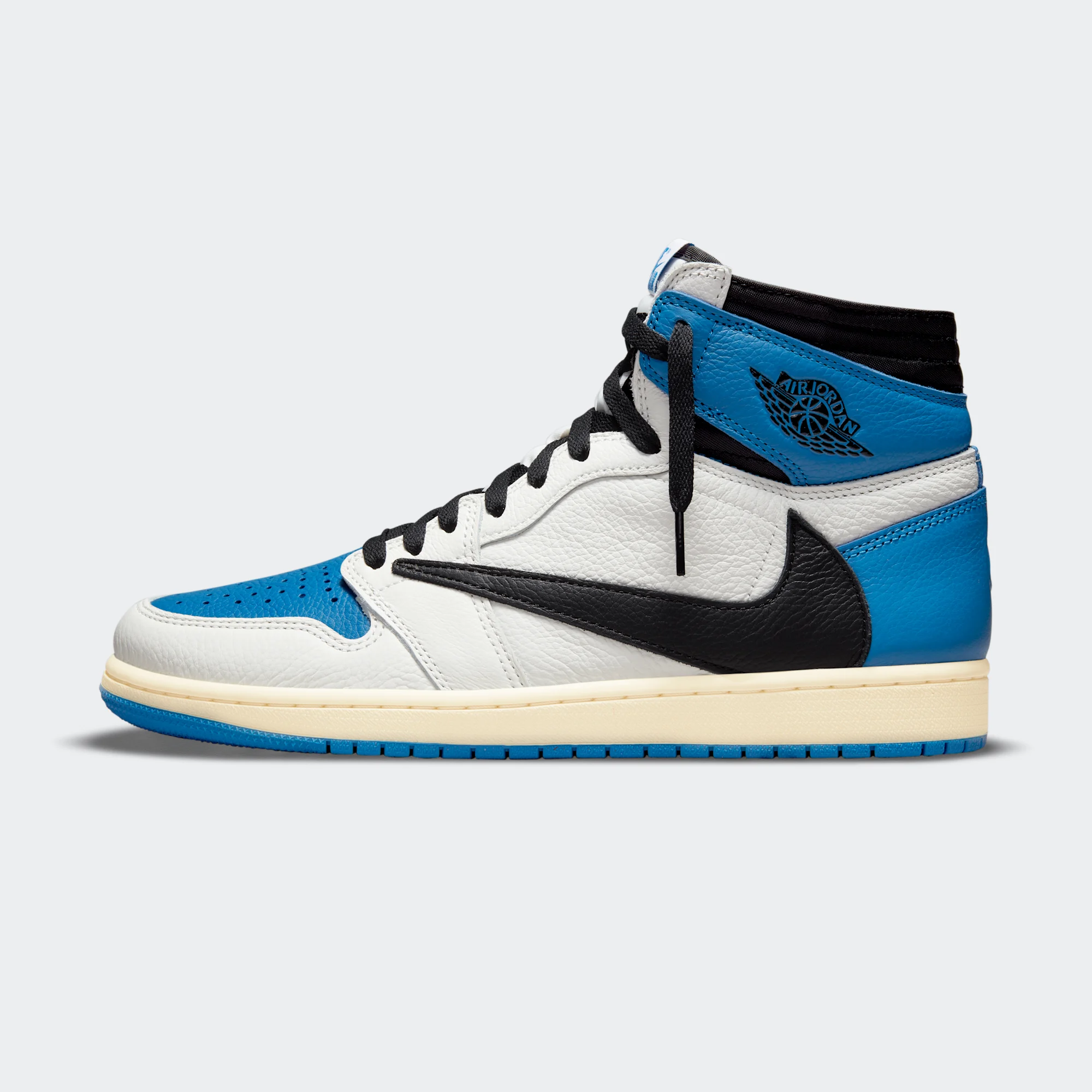 Travis Scott x Fragment x Air Jordan 1 Retro High OG SP "Military Blue"