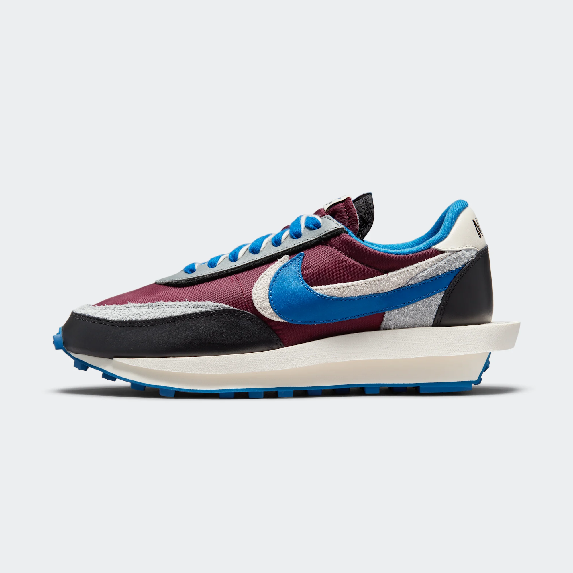 Sacai x Undercover x Nike LDWaffle "Night Maroon"