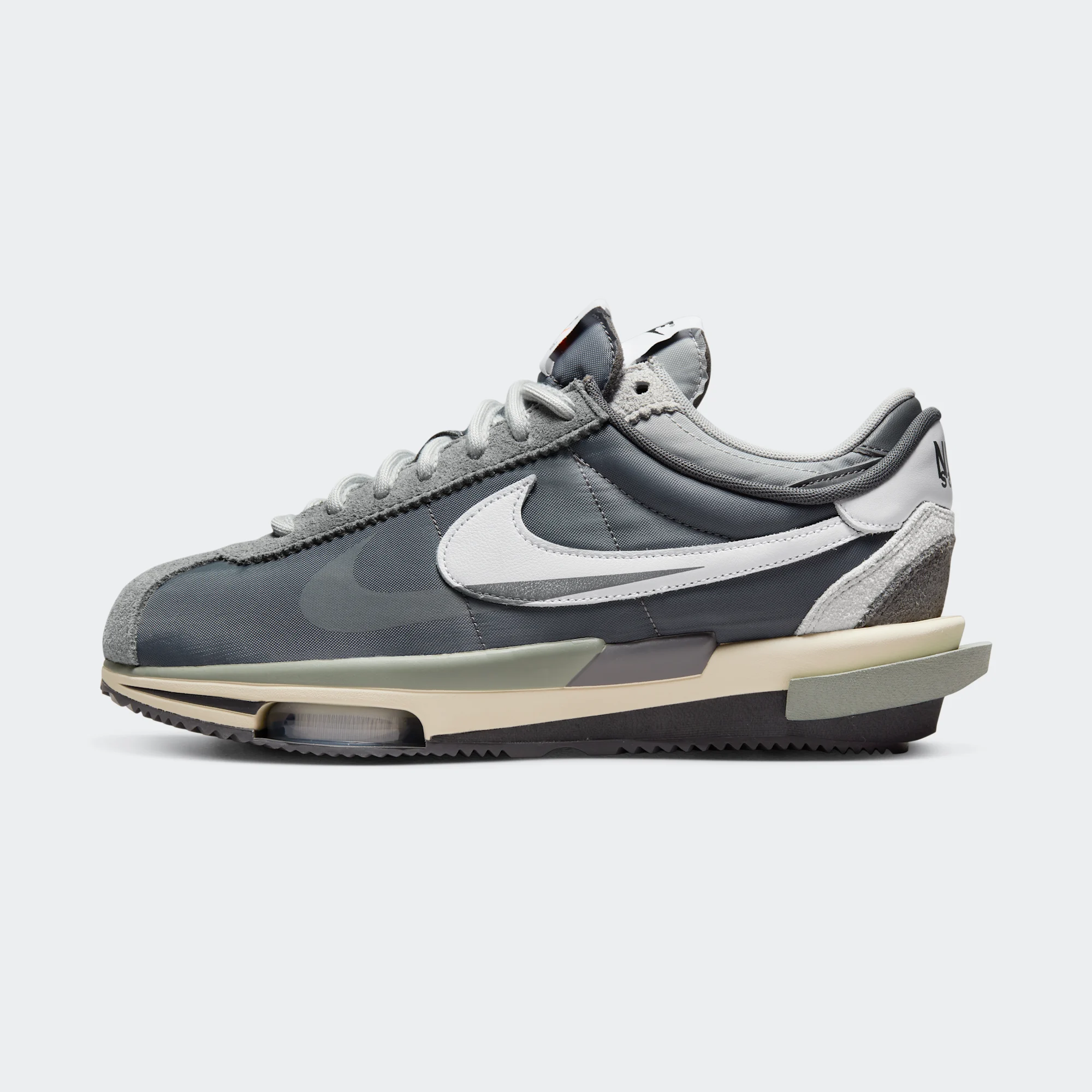 Sacai x Nike Zoom Cortez "Iron Grey"