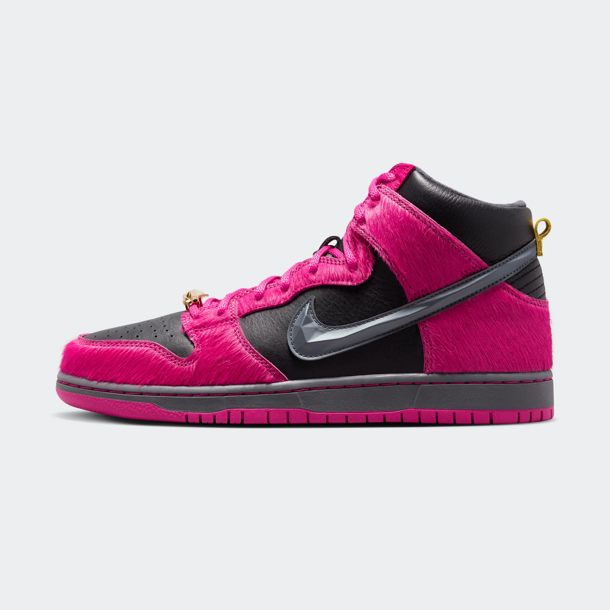 Run The Jewels x Nike SB Dunk High QS "Active Pink"