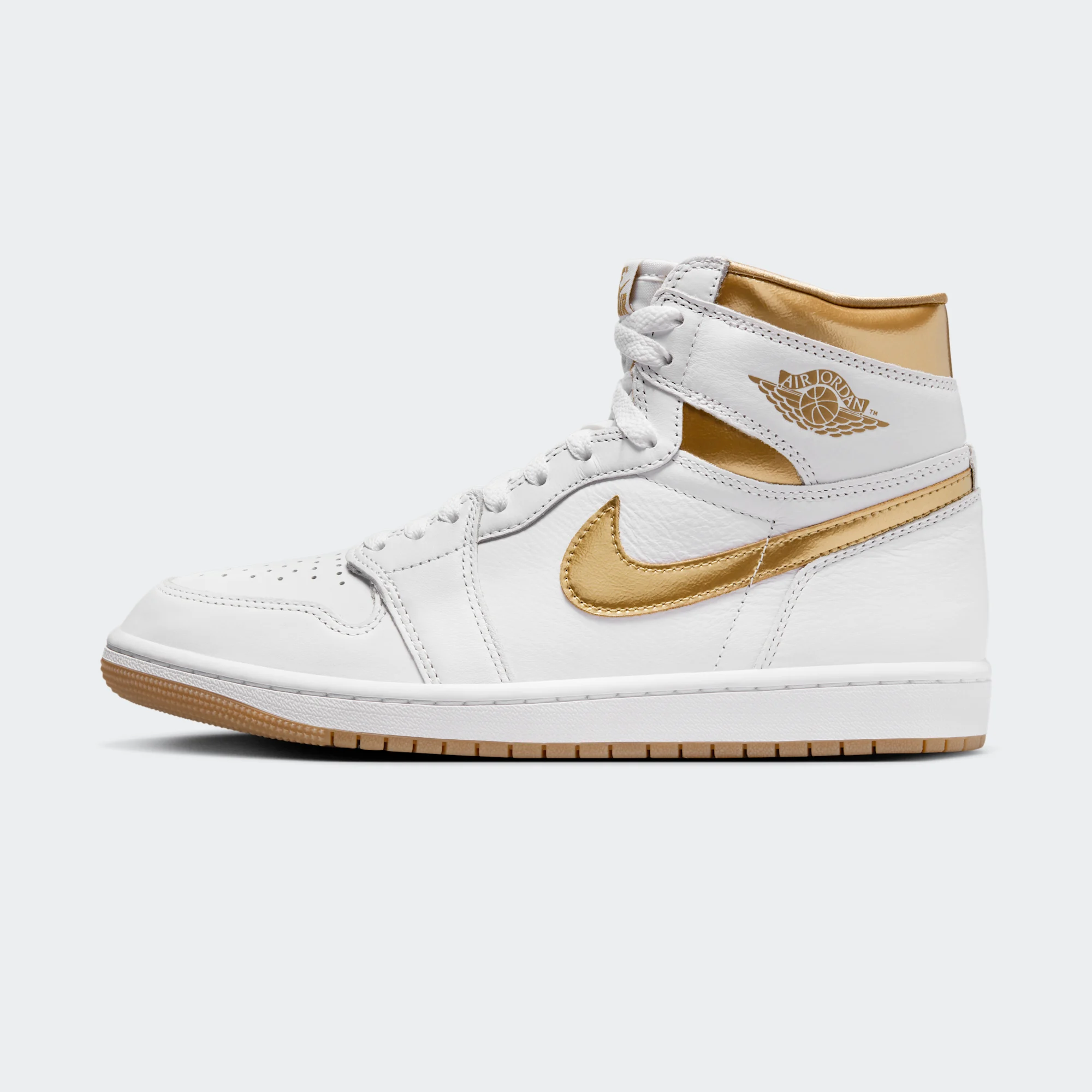 Air Jordan 1 Retro High OG "White & Gold" - Jordan sneakers (February 14, 2024)