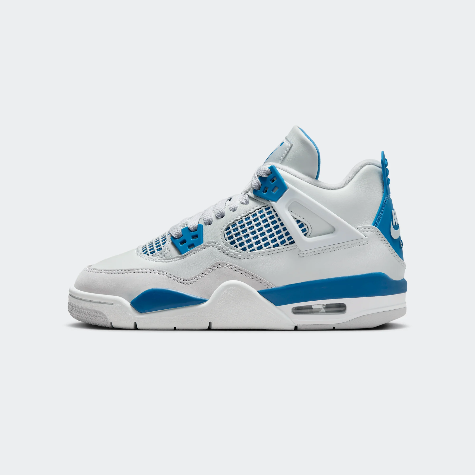 Air Jordan 4 Retro (GS) "Military Blue" (2024) - Jordan sneakers (May 4, 2024)