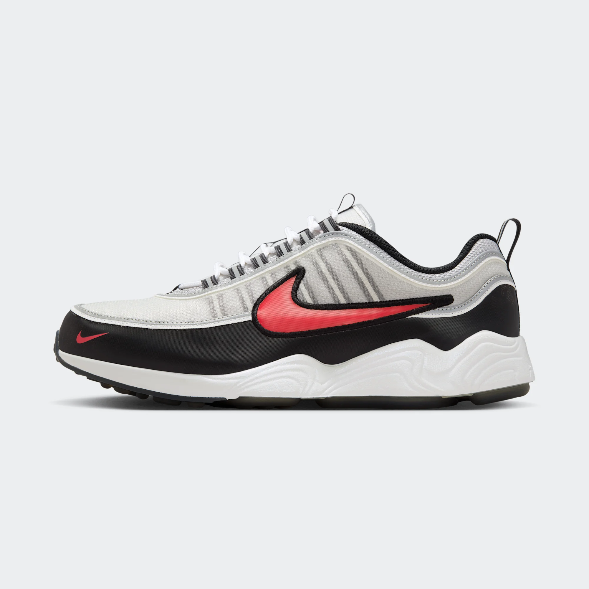 Nike Air Zoom Spiridon "Silver & Red"